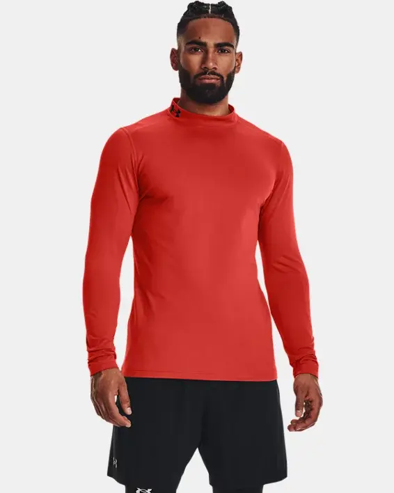 Under Armour Men's ColdGear® Armour Fitted Mock Long Sleeve. 1