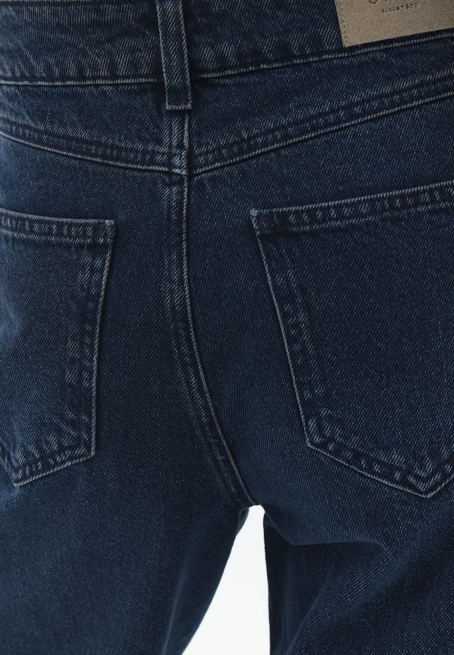 Oxxo Mavi Yüksek Bel Straight-Fit Pantolon. 1