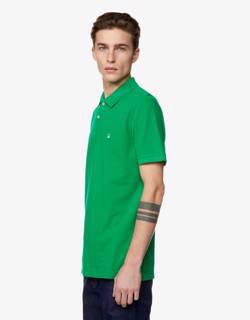 Green regular fit polo