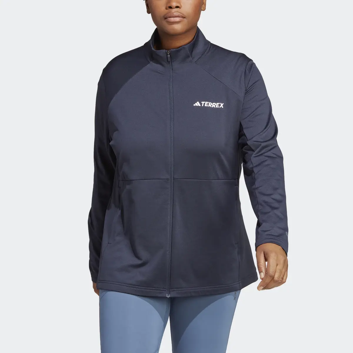 Adidas TERREX Multi Fleecejacke – Große Größen. 1