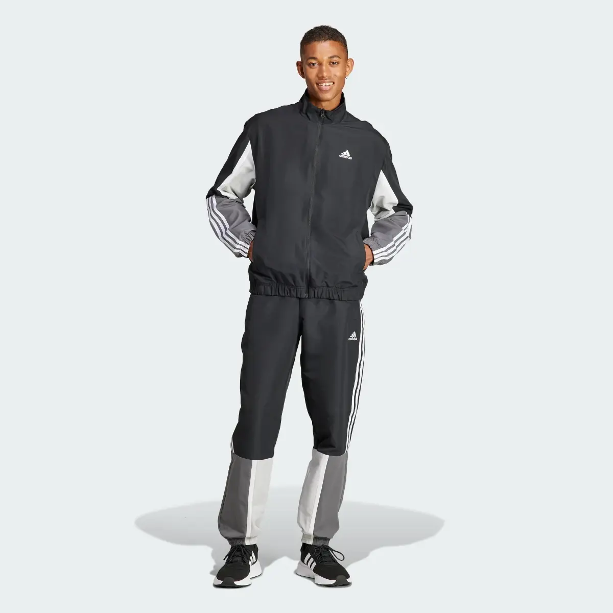 Adidas Sportswear Colorblock 3-Stripes Track Suit. 2