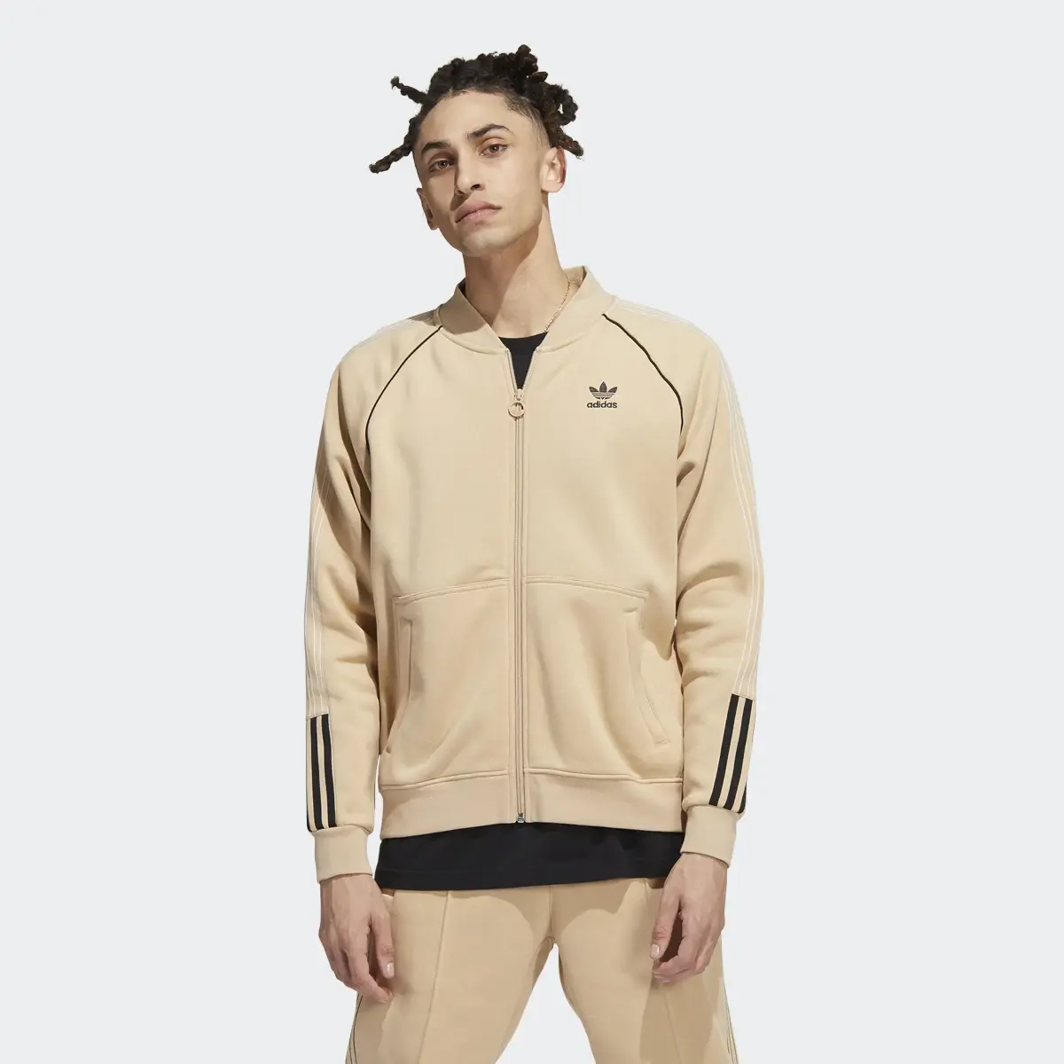 Adidas Fleece SST Track Jacket. 2