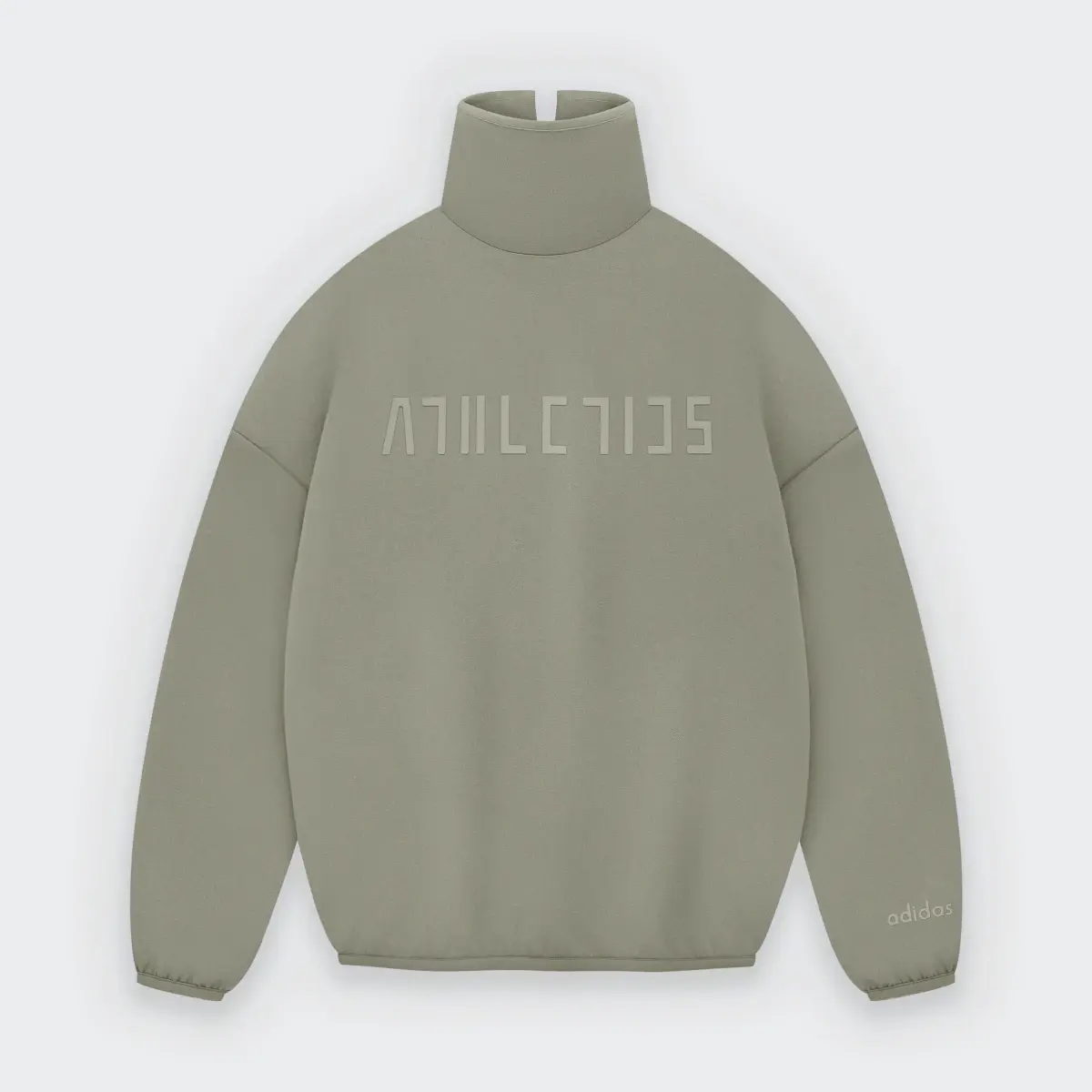 Adidas Fear of God Athletics Mock Neck Sweatshirt. 1