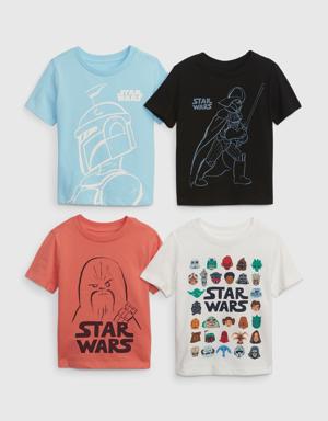 Gap babyGap &#124 Star Wars&#153 100% Organic Cotton Graphic T-Shirt (4-Pack) multi