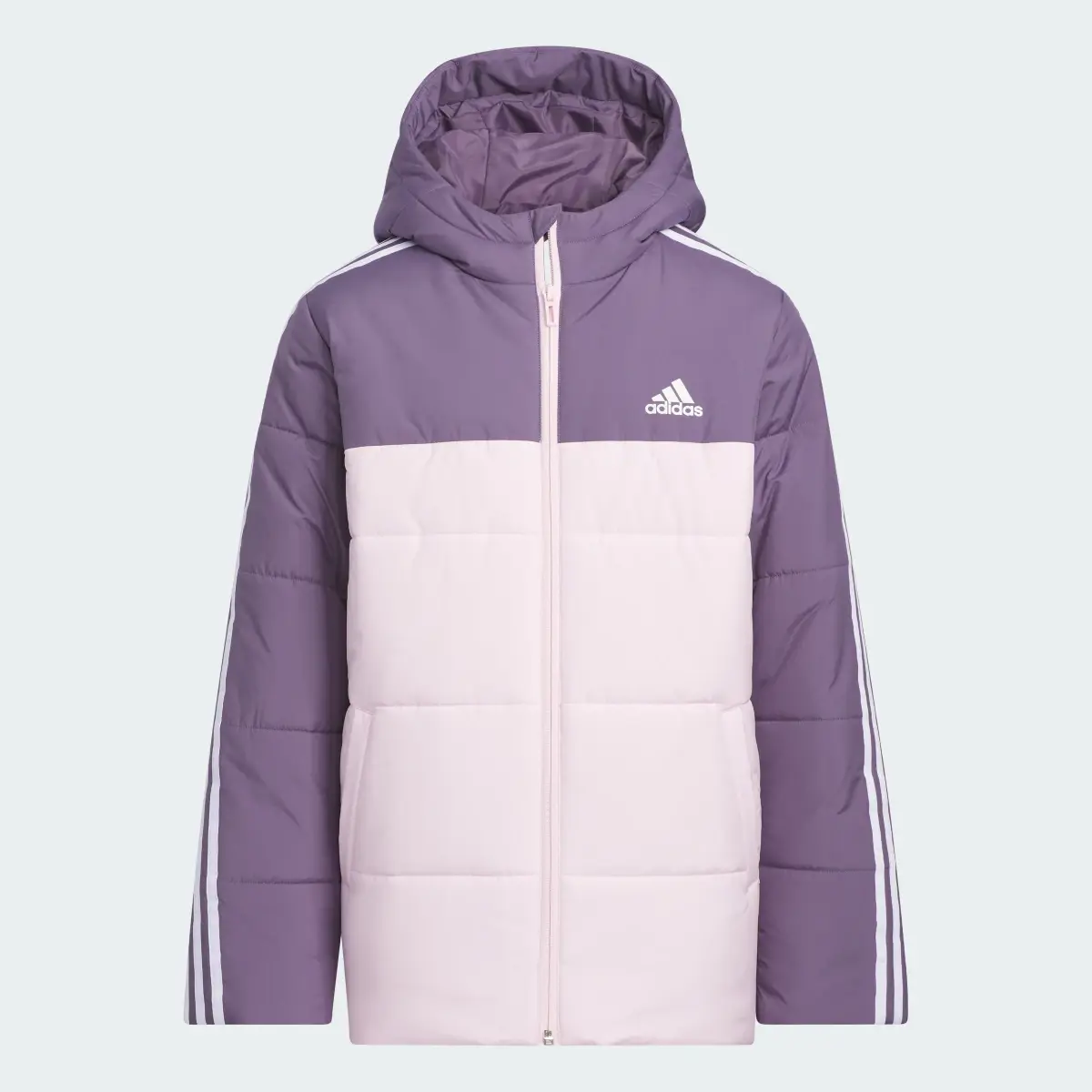 Adidas Colorblocked Padded Kids Jacke. 1