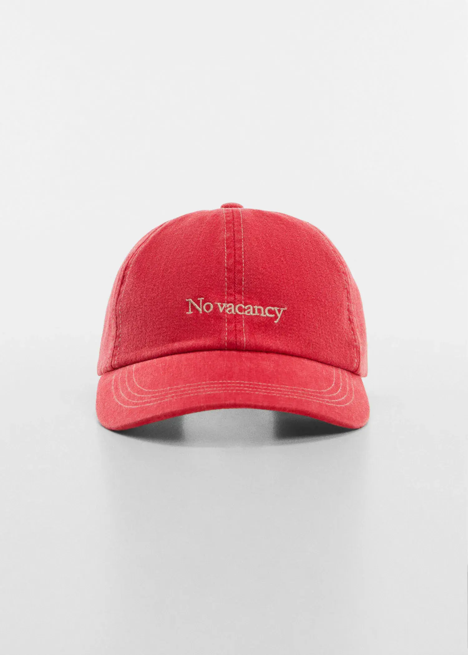 Mango Embroidered message cap. 1