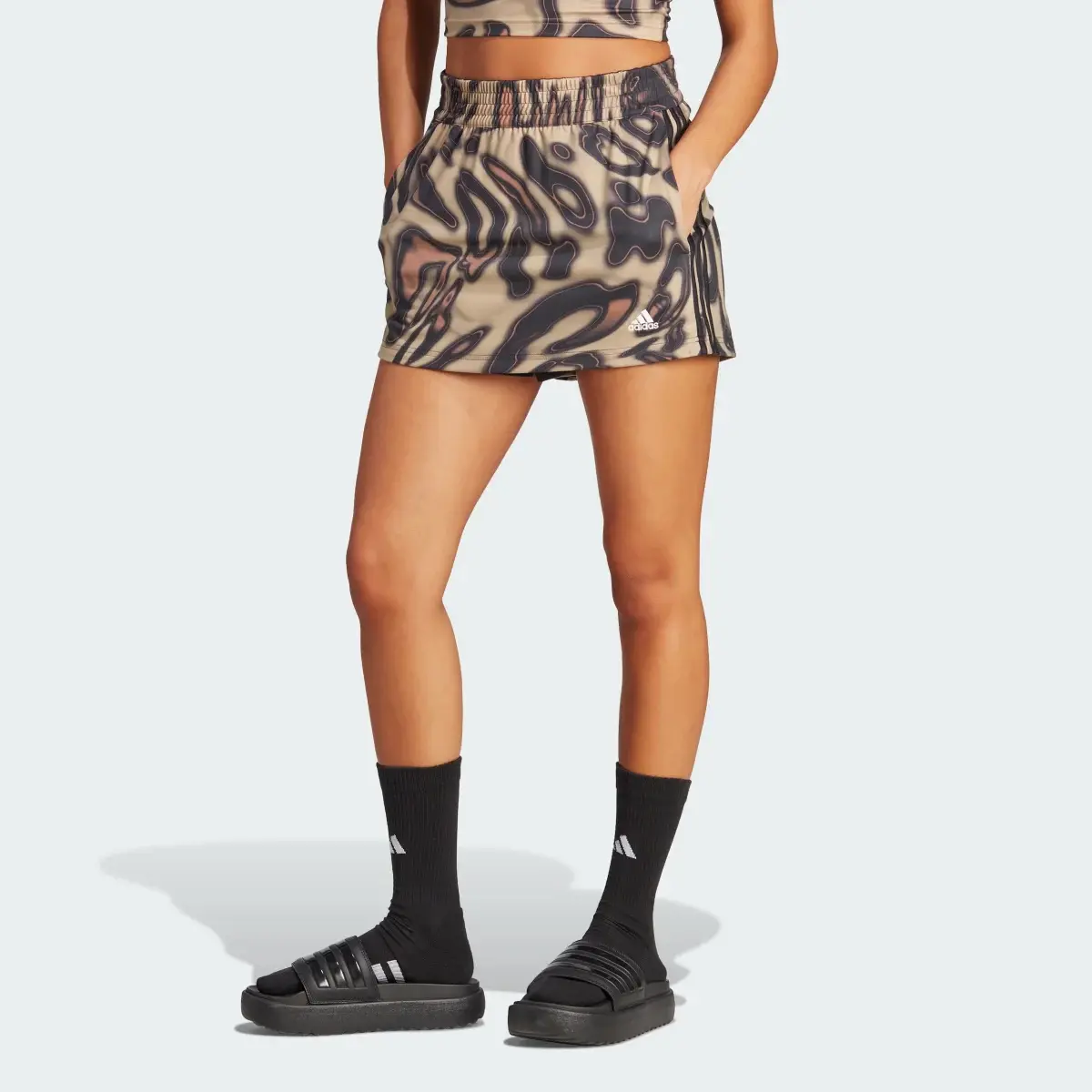 Adidas Vibrant Print Skort. 1