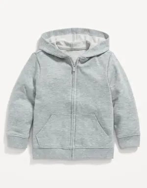 Unisex Zip-Front Hoodie for Toddler gray