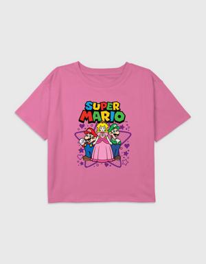 Kids Nintendo Super Stars Tee pink