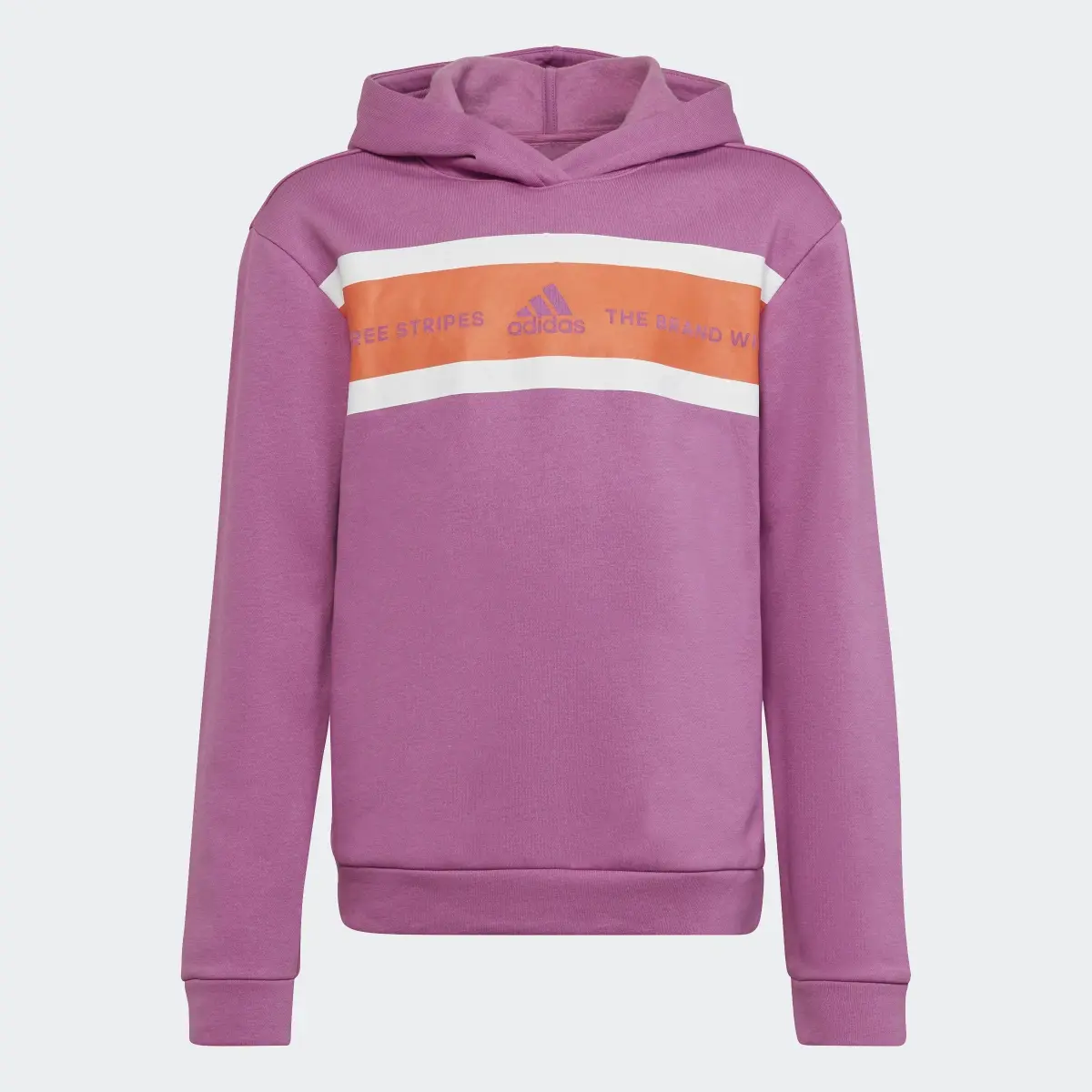 Adidas Essentials Brand Love Print Warm Hoodie. 1