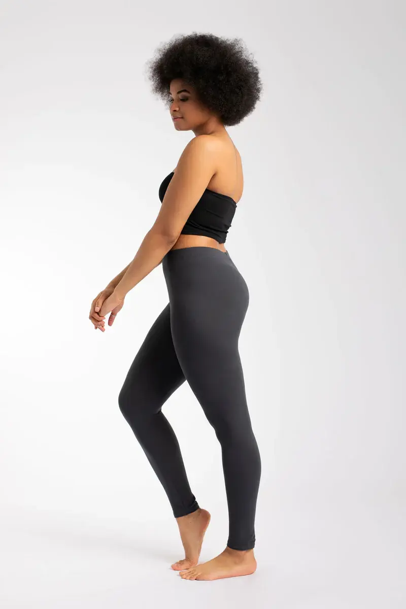 Just Cozy Charcoal - All Season Leggings - XS-S. 3