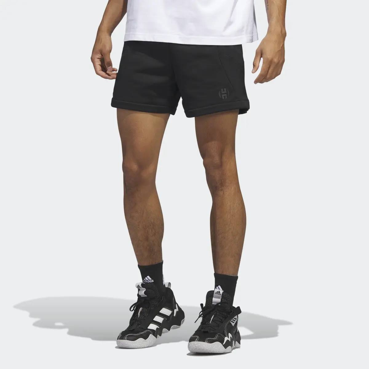 Adidas Harden Travel Shorts. 1