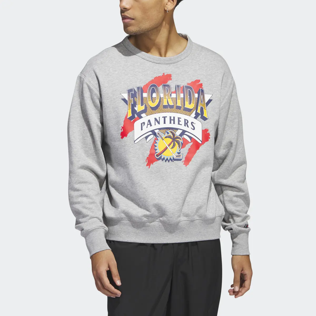 Adidas Panthers Vintage Crew Sweatshirt. 1