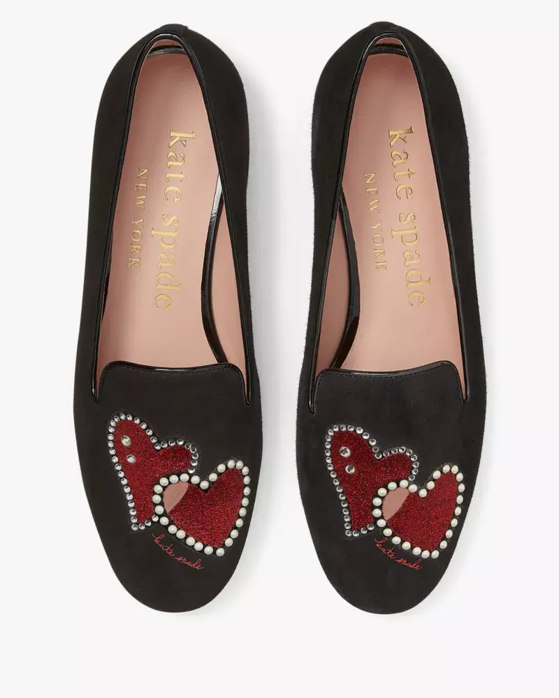 Kate Spade Lounge Hearts Loafers. 3