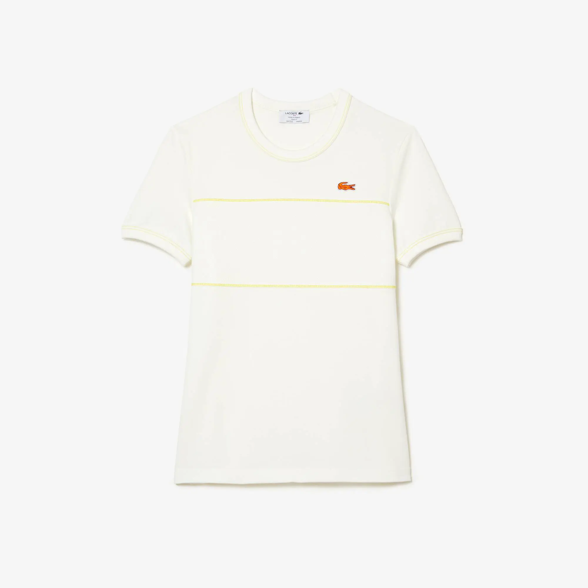 Lacoste Women’s Made In France Organic Cotton Piqué T-Shirt. 2