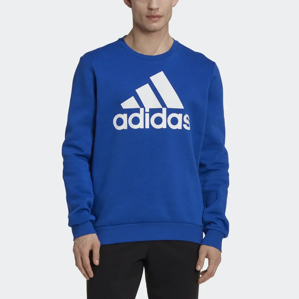 Adidas Essentials Big Logo Sweatshirt. 1