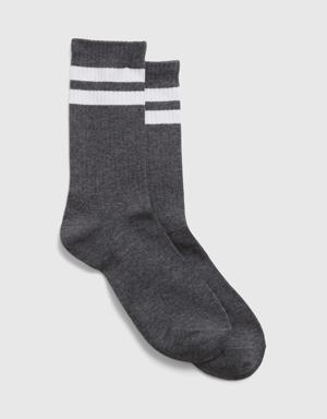 Gap Quarter Crew Socks gray