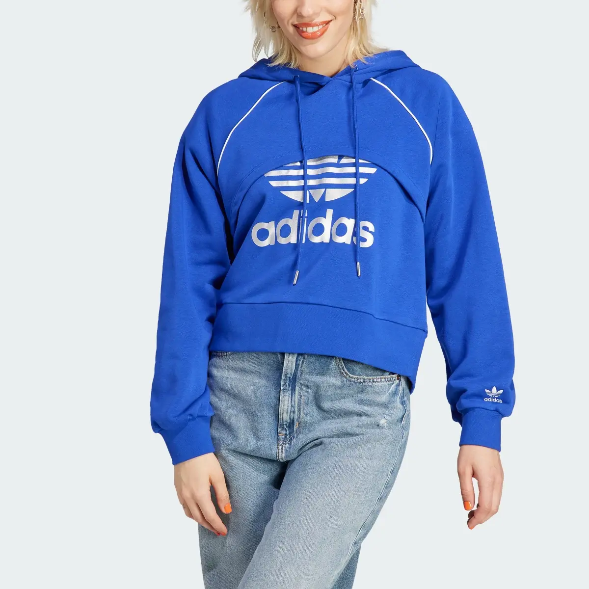 Adidas Big Logo Kapüşonlu Üst. 1