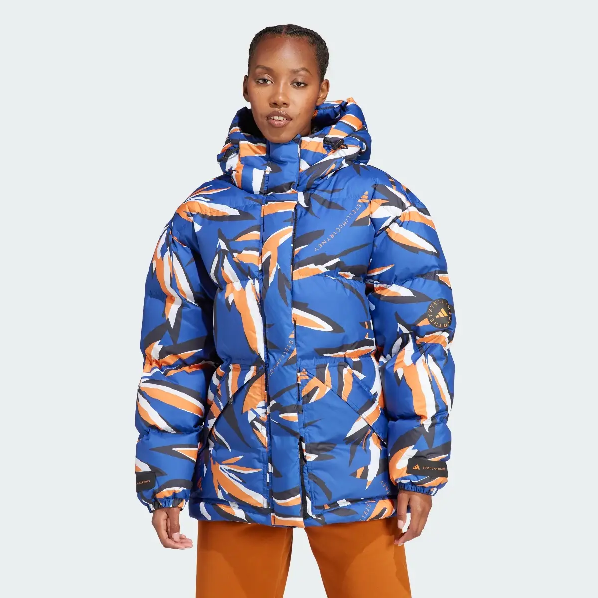 Adidas by Stella McCartney Mid-Length Padded Winter Jacket. 1