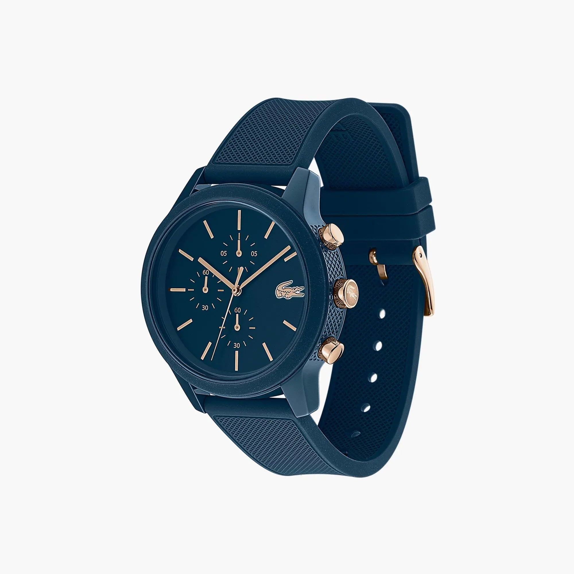 Lacoste Gents Lacoste.12.12 Watch With Navy Silicone Petit Piqué Strap. 2