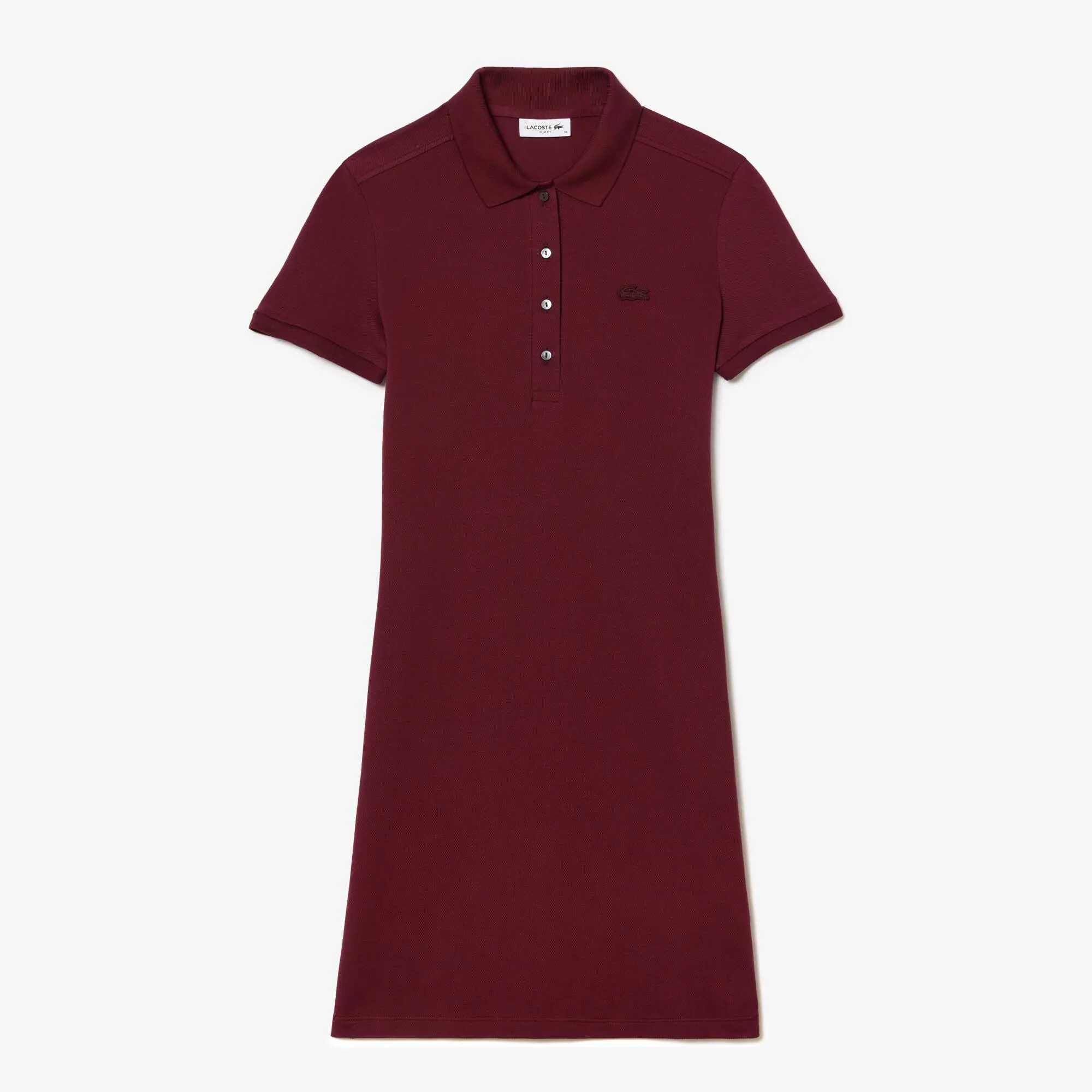 Lacoste Women's Stretch Cotton Piqué Polo Dress. 2