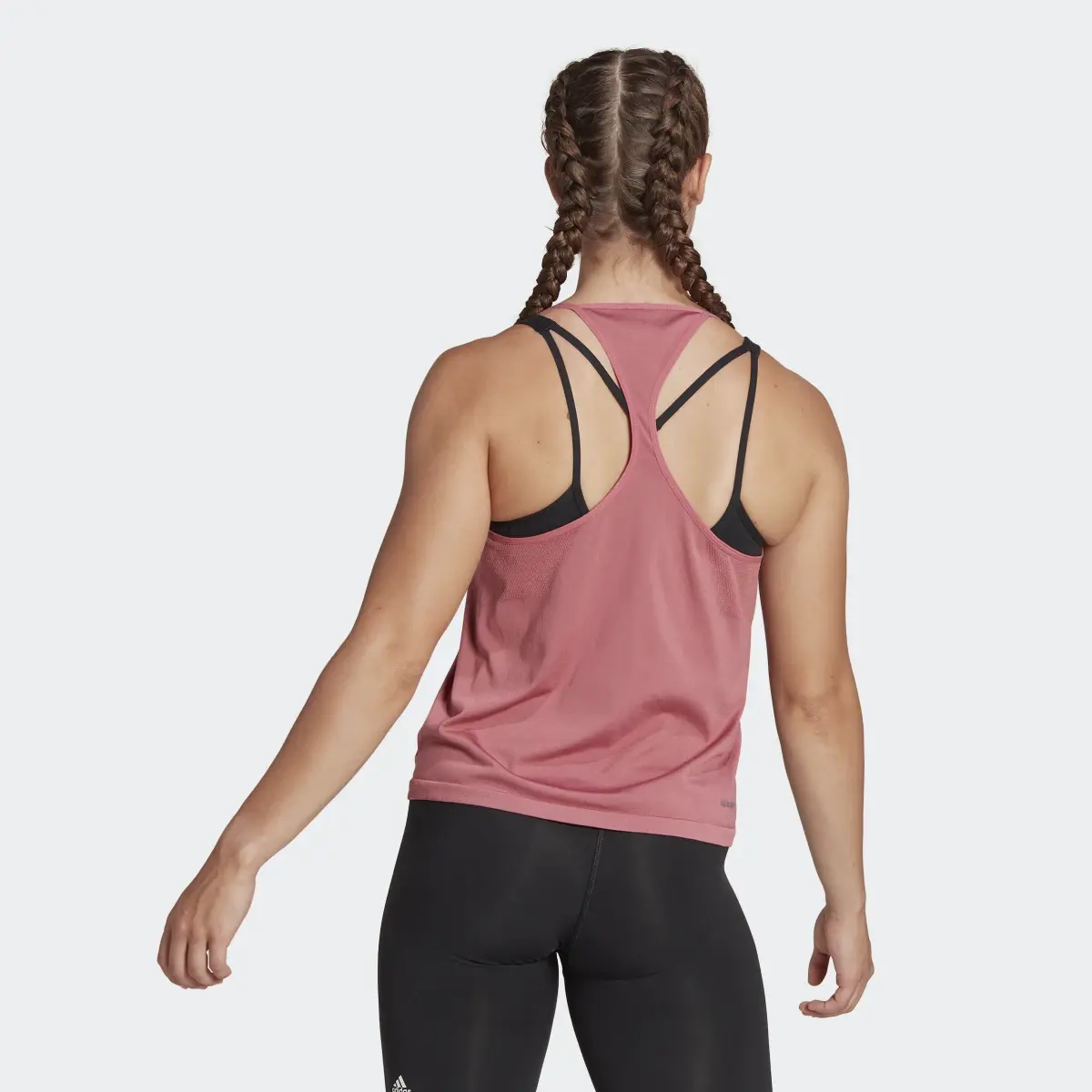 Adidas AEROKNIT Seamless Loose Tank Top. 3