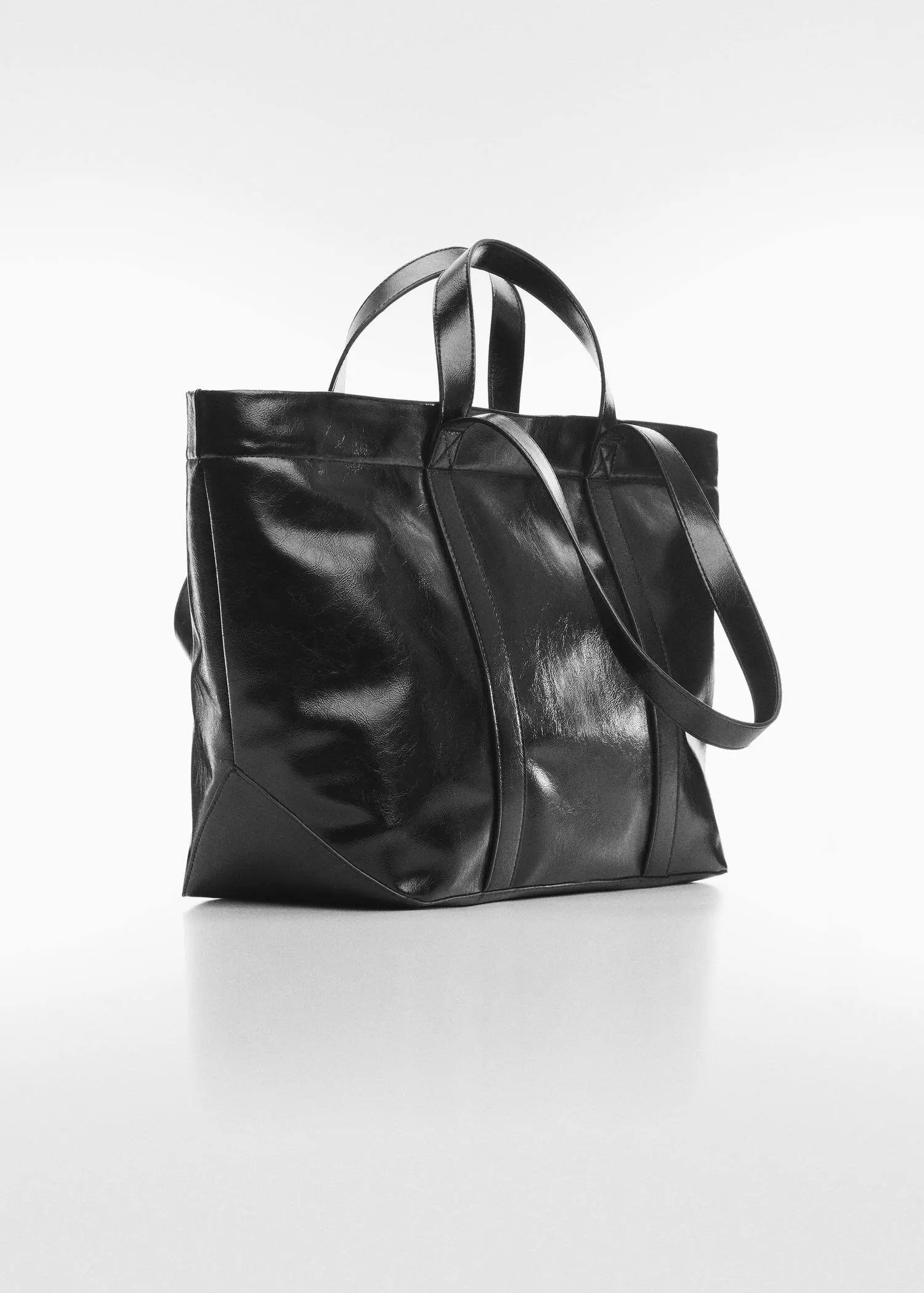 Mango Shopper bag with double handle. 3