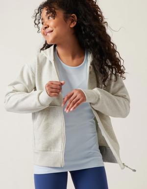 Girl RetroActive Full Zip gray