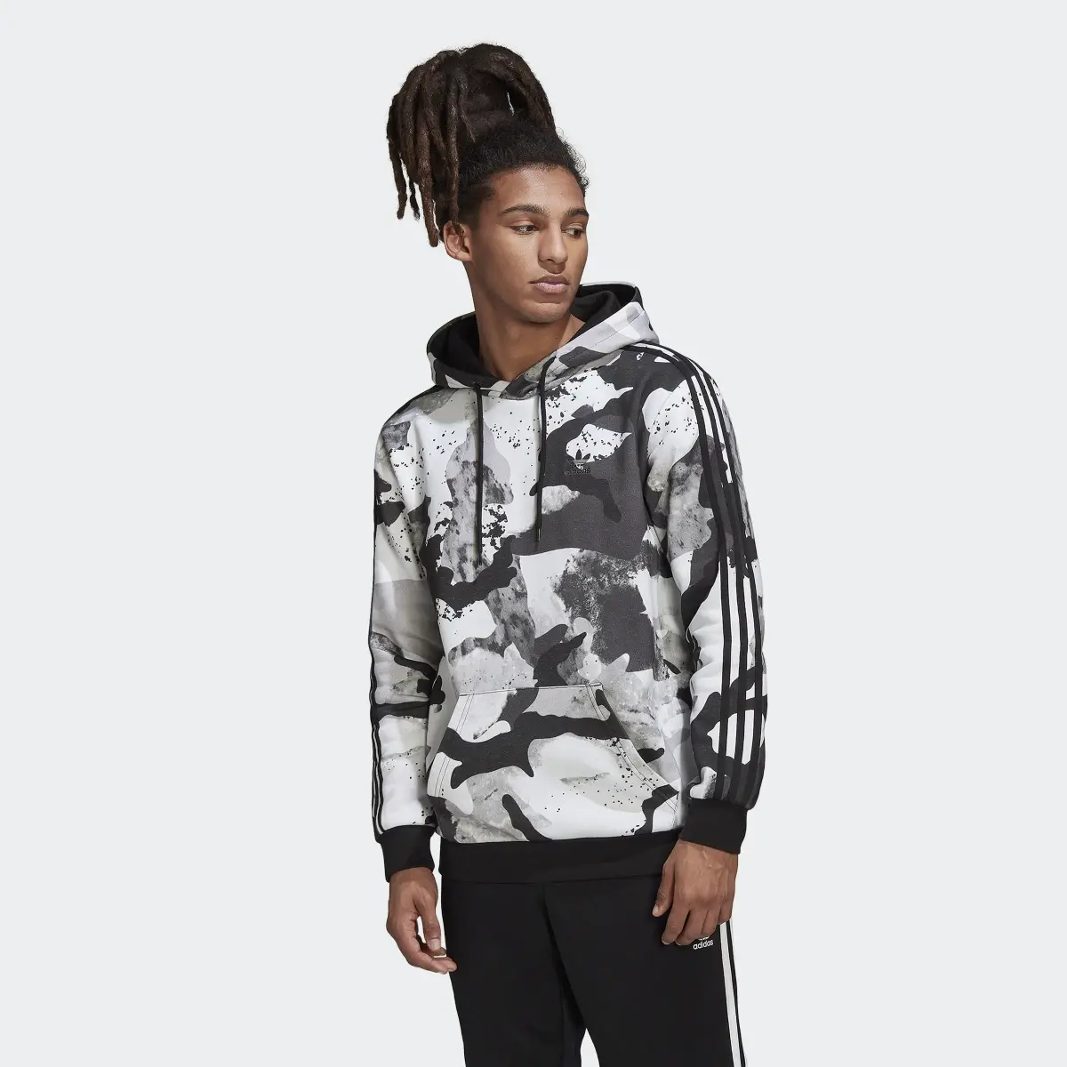 Adidas Camo Series Allover Print Hoodie. 2