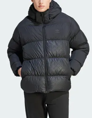 Down Regen Monogram Hooded Puffer Jacket