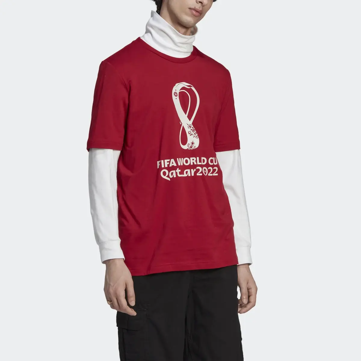 Adidas Playera Estampada Copa Mundial de la FIFA 2022™. 1