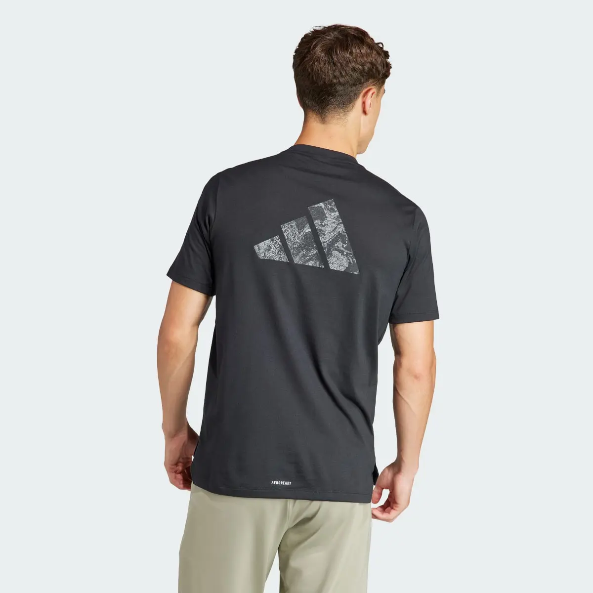 Adidas Playera Workout Logo. 3