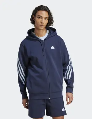 Adidas Future Icons 3-Stripes Full-Zip Hoodie. 2 Adidas Future Icons 3-Stripes Full-Zip Hoodie. 2