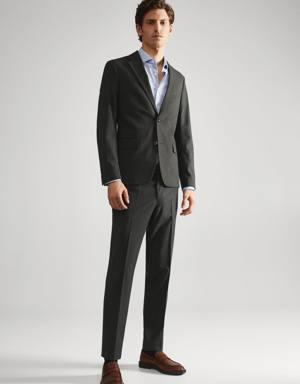 Slim fit structured suit shirt