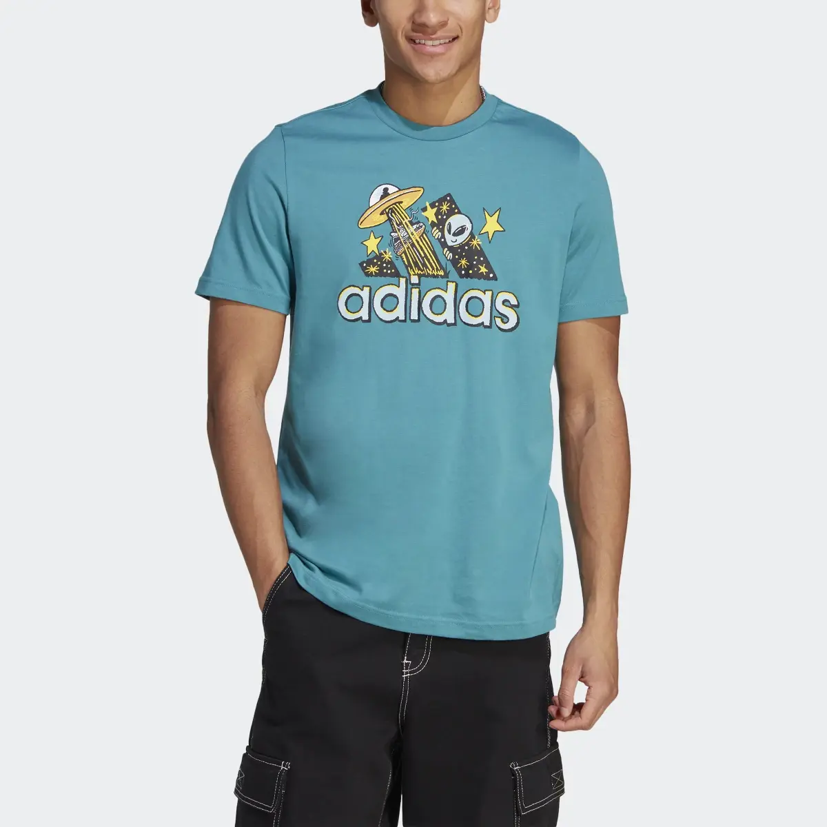 Adidas Playera Sportswear Dream Doodle Fill. 1