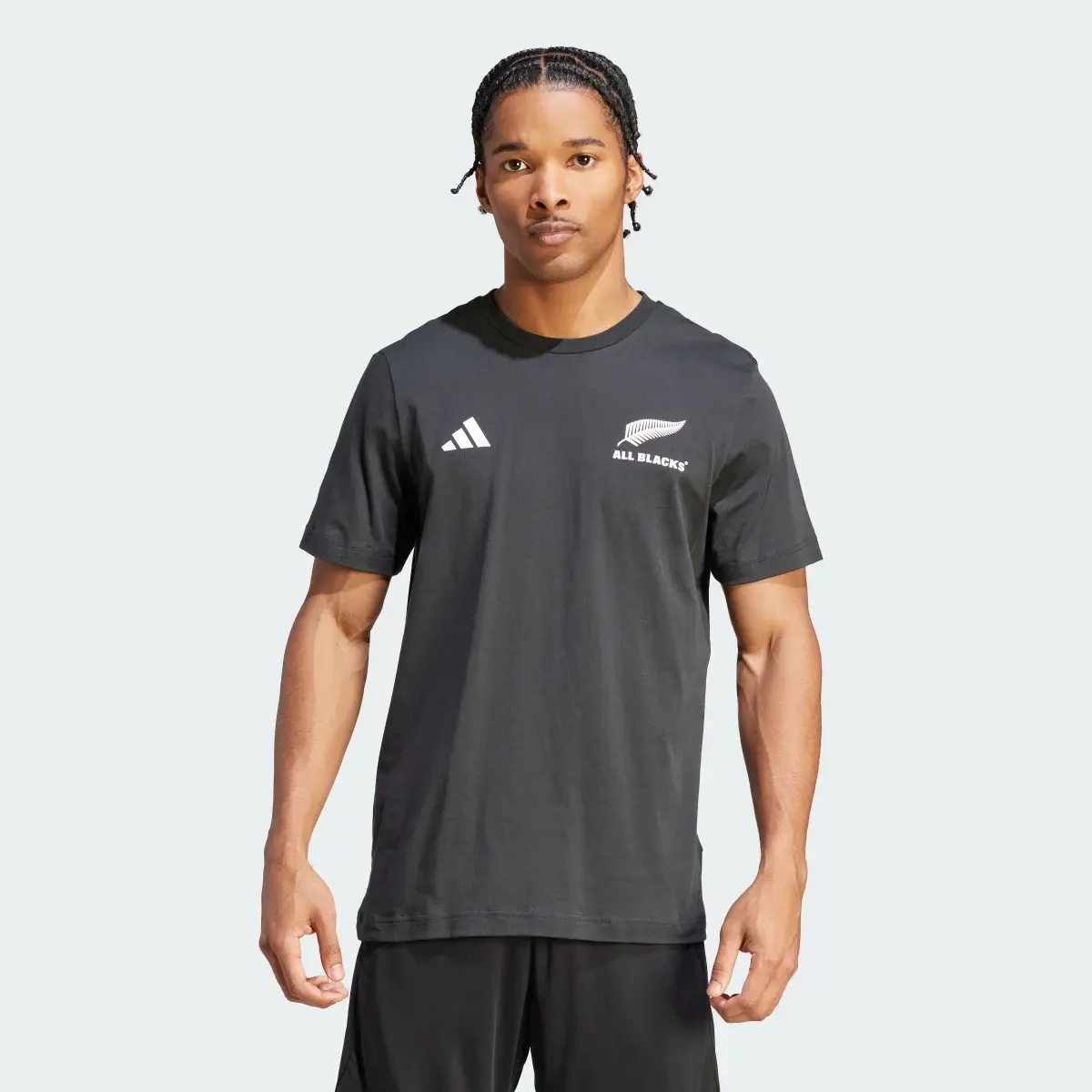 Adidas All Blacks Rugby Cotton Tee. 2