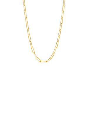 Large Paperclip Link Necklace gold