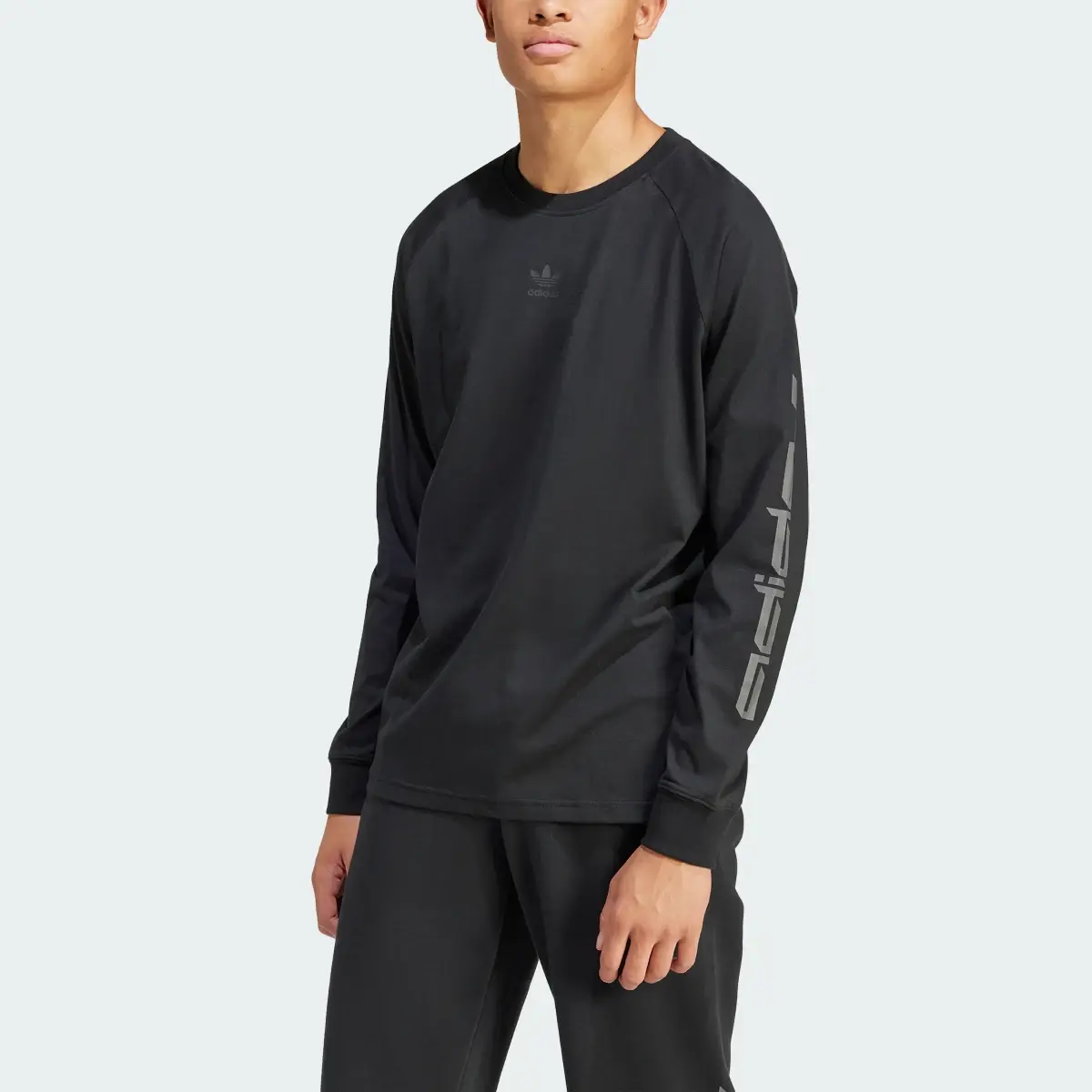 Adidas Graphic Long Sleeve T-Shirt. 1