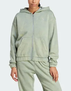 Adidas Bluza dresowa ALL SZN Fleece Washed Full-Zip Hooded