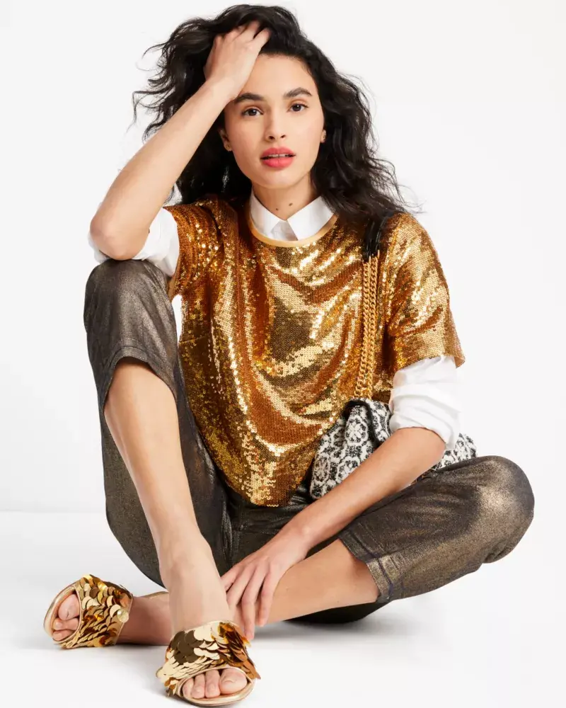 Kate Spade Sequin Top. 1