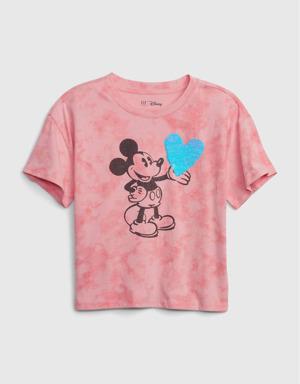 Pullu Disney Mickey Mouse Grafikli T-Shirt