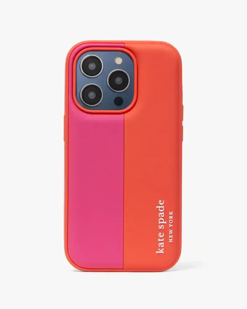 Kate Spade Racing Stripe iPhone 14 Pro Case. 1