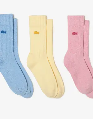 Unisex 3-Pack Organic Cotton Socks