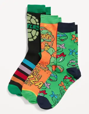 Licensed Pop-Culture Gender-Neutral Socks 3-Pack for Adults multi