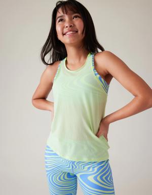 Girl Perfect Match Support Tank blue