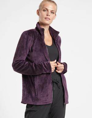 Double Cozy Karma Recover Full Zip purple