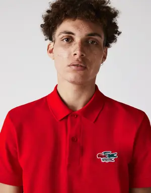 Lacoste Polo para hombre Lacoste en algodón orgánico de corte regular con cocodrilos