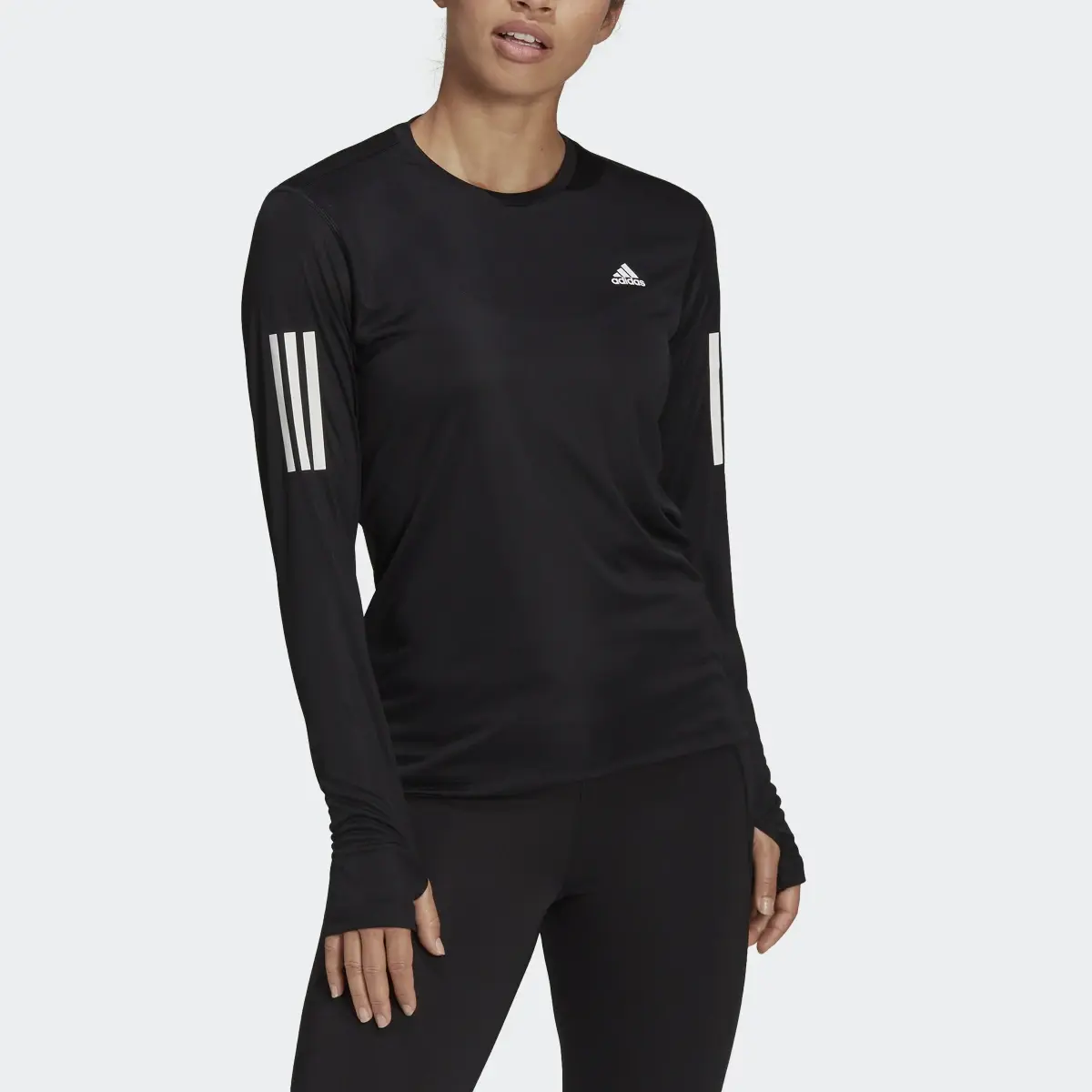 Adidas Own the Run Long Sleeve Tee. 1