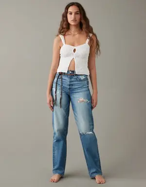 Strigid Super High-Waisted Baggy Straight Jean