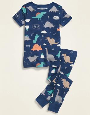 Unisex Snug-Fit Printed Pajama Set for Toddler & Baby multi